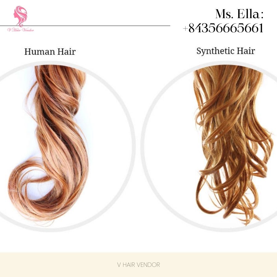 Some of hair distributors import human hair then mix it with synthetic hair