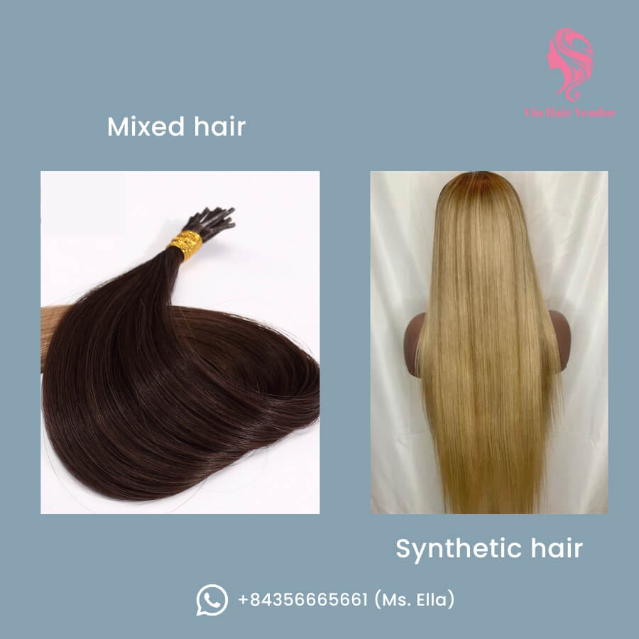 Synthetic hair and Mixed hair from China