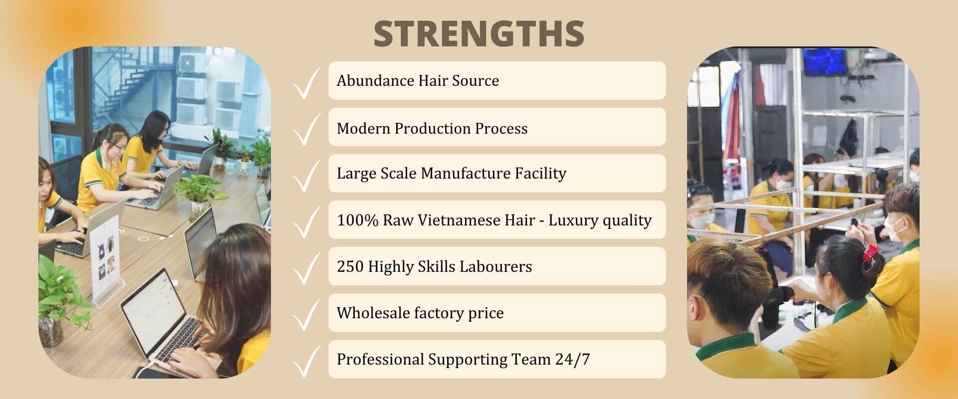 Vin Hair is one of the best Vietnamese hair supplier