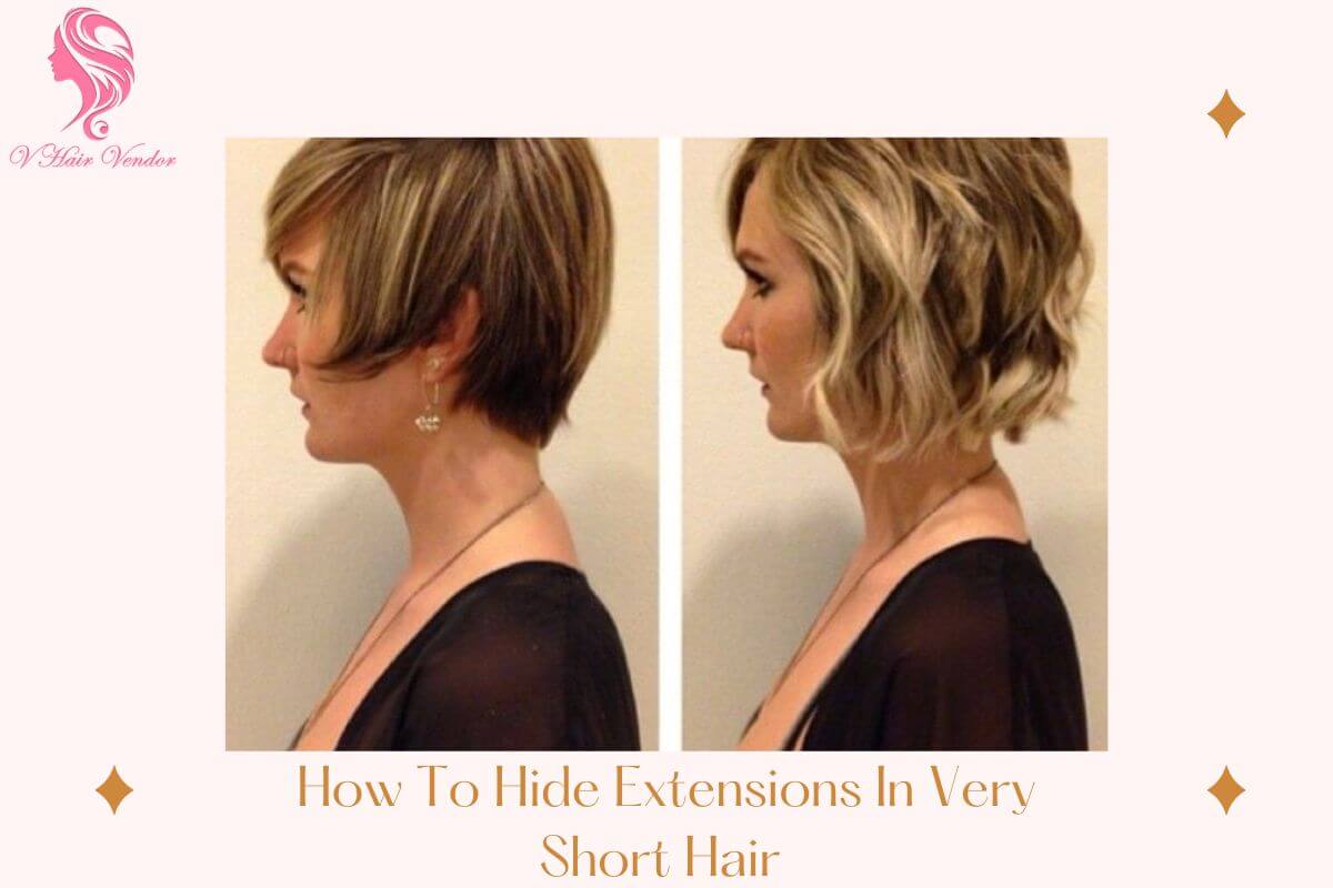 How To Hide Extensions In Very Short Hair: Tips And Tricks