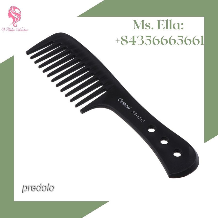 Choose the right comb or brush: a wide-tooth comb is recommended