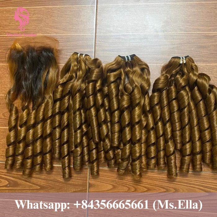 pixie curly hair weft 2