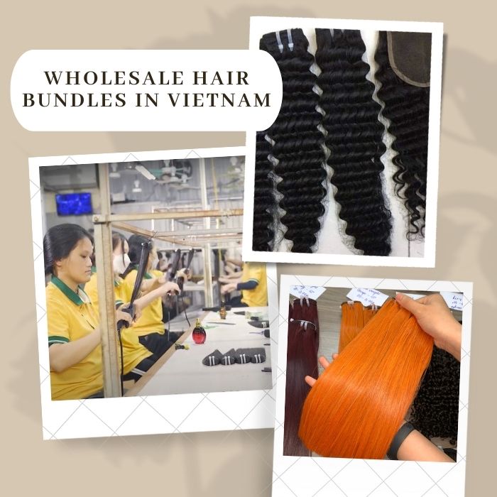 Wholesale human hair bundles from Vietnam