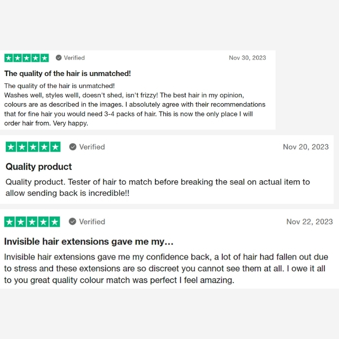 The hair quality of 2V Hair Factory receives many compliments from customers