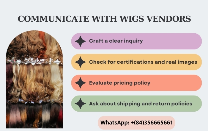 Effective communication with potential wig suppliers is a crucial step