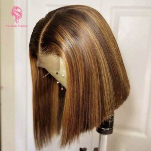 bone straight short wig 3