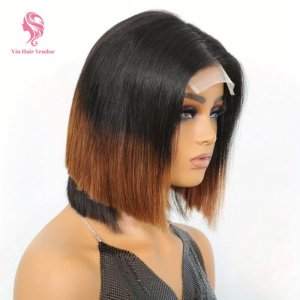 ombre straight wig 1