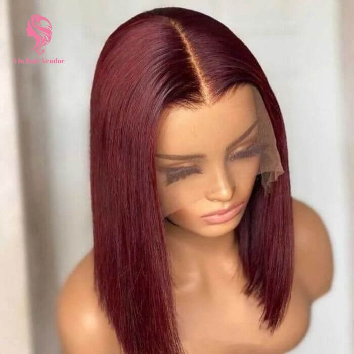 short burgundy wig 2