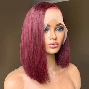 short burgundy wig 5