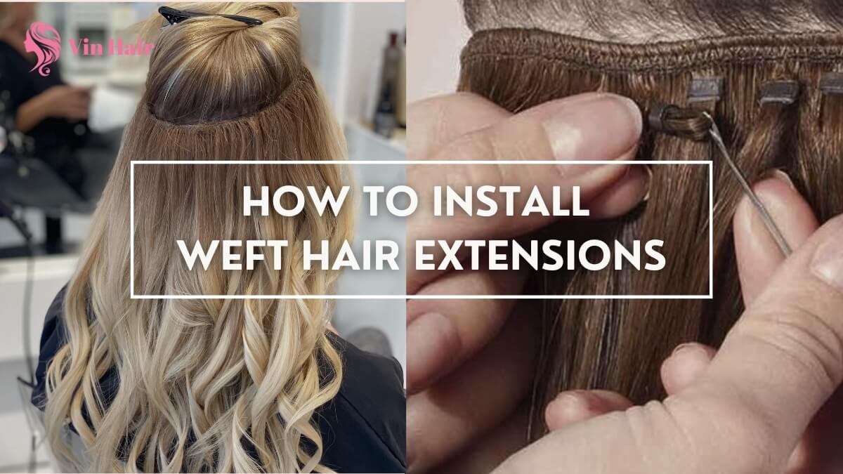 Finding ways to apply hair weaves