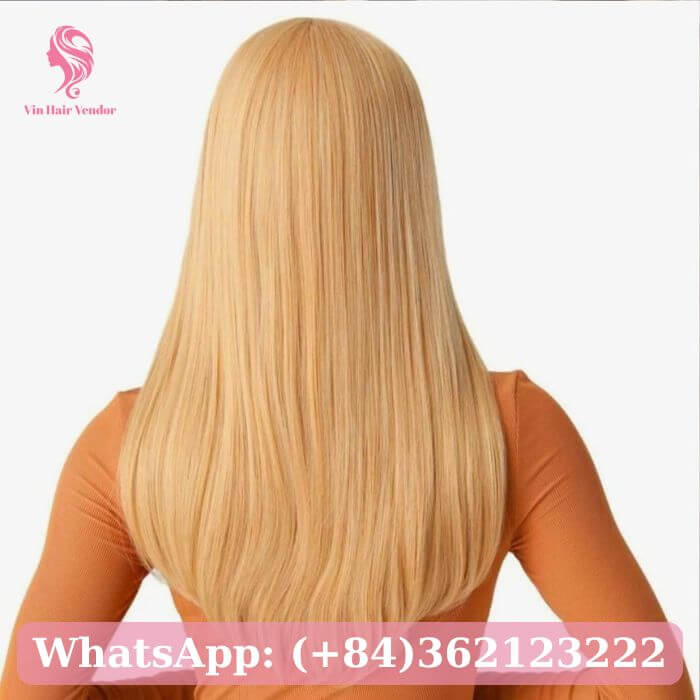 Honey Blonde Straight Lace Front Wig 3