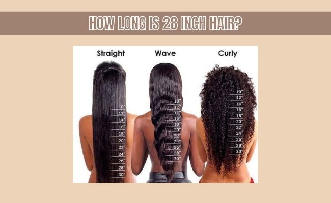 How long is 28 inch hair?