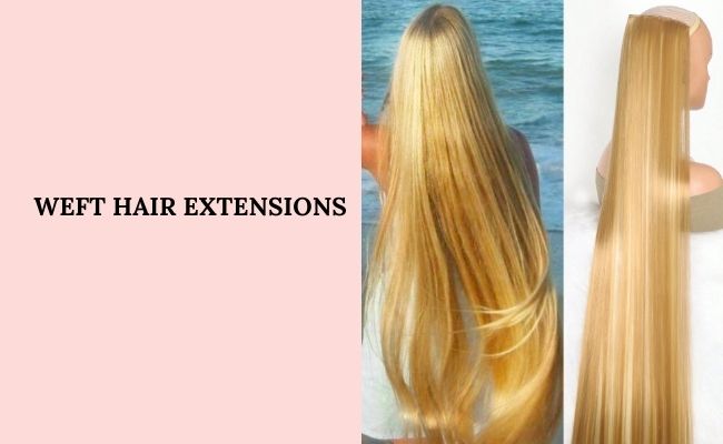 Weft hair extensions