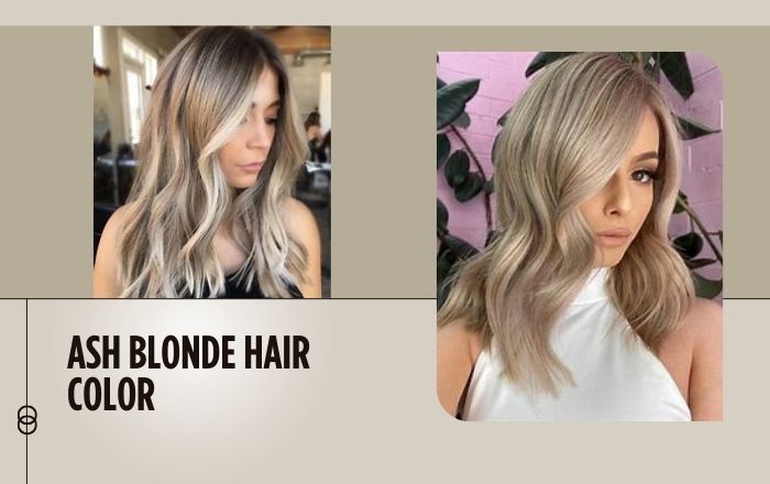 Ash blonde hair color