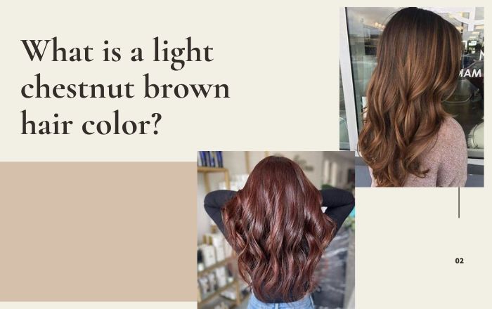 What color is light chestnut brown hair?