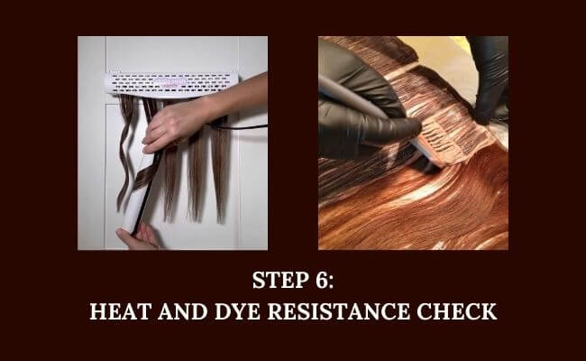 they ensure that the hair behaves as natural, untreated human hair-receiving it in an appropriate manner for salon treatments.