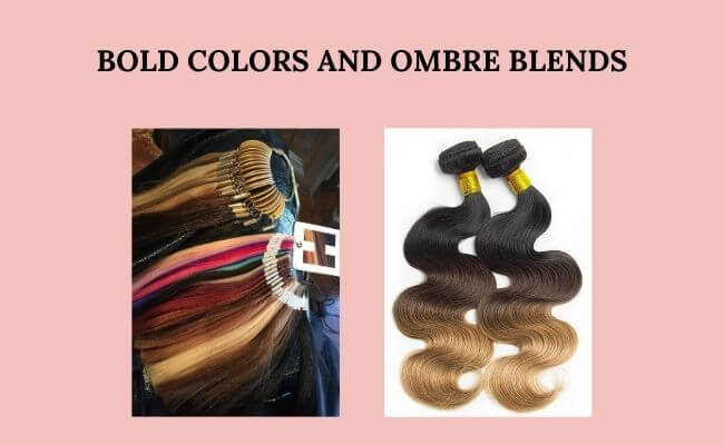 From ash blonde to deep burgundy and dusty pastel, dramatic color shades are dominating the extension world in 2025. 