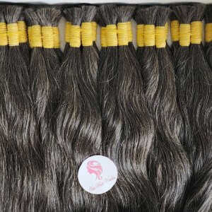 Raw Grey Human Hair 2