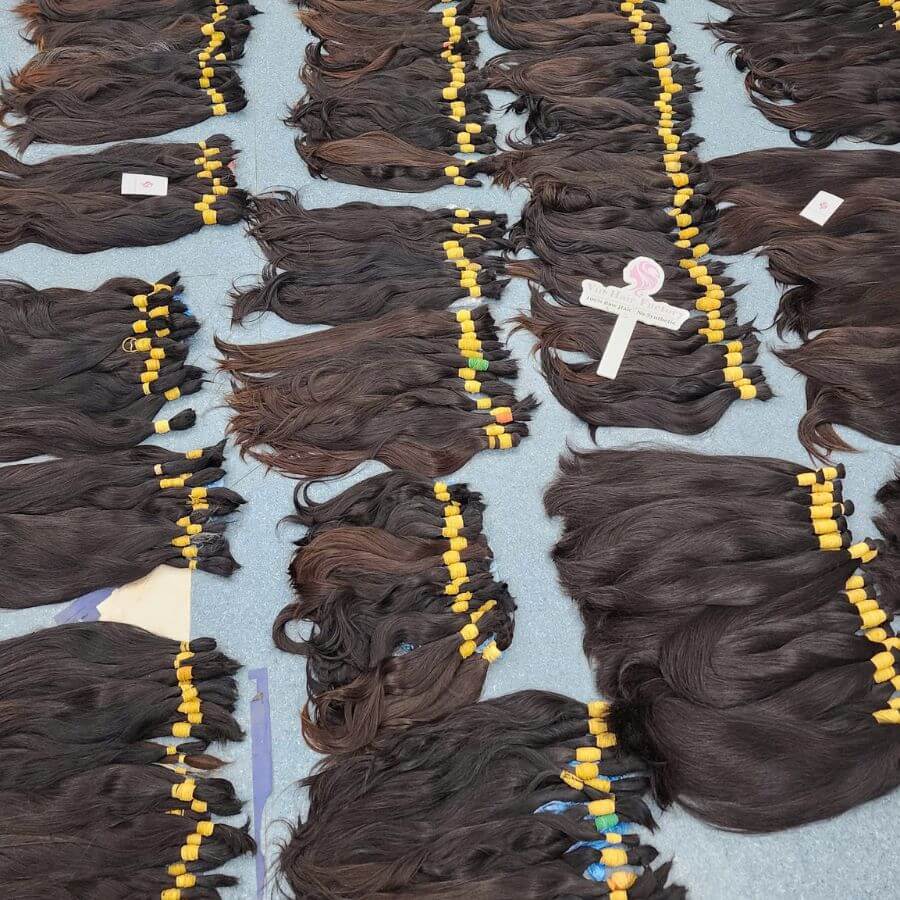 Single donor hair large quantity 5
