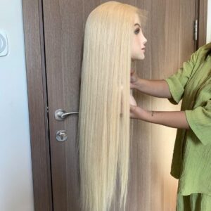 HD Lace Wig 13x6 32” Straight Blonde 2
