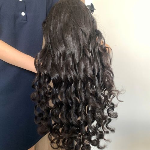 Funmi Curly Wig Black Quality Human Hair 2