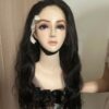Natural Wavy Wig Black Color Quality Human Hair 1