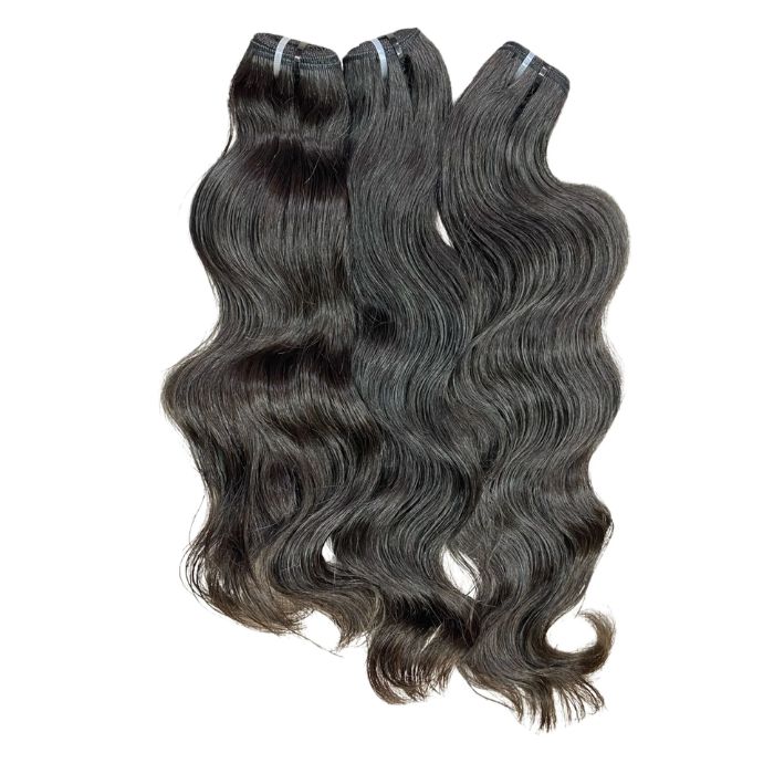 Raw Cambodian Black Weft Hair Bundles 2