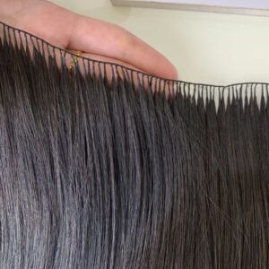 Feather weft hair extensions 1