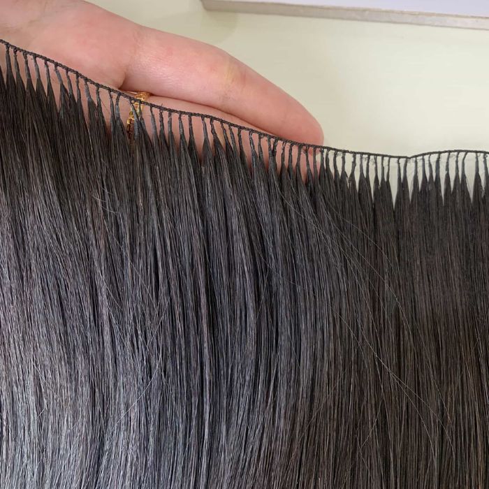 Feather weft hair extensions 1
