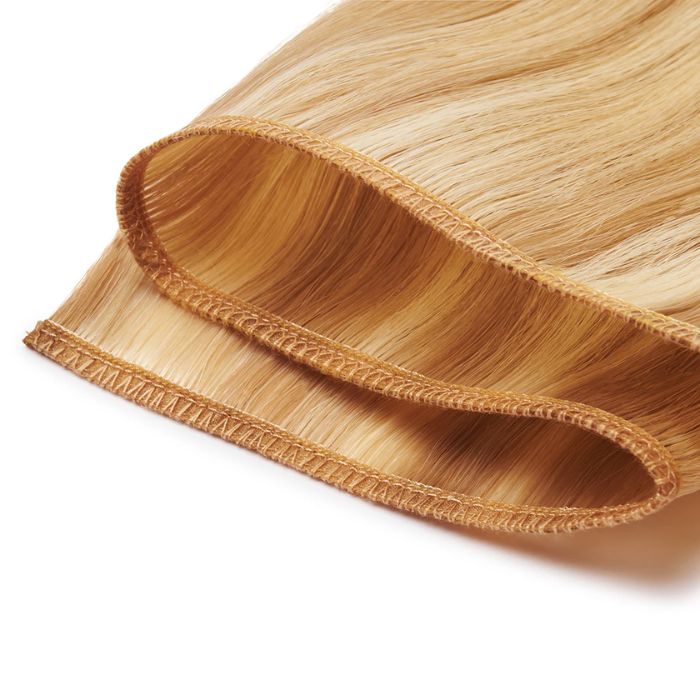 Flat weft hair extensions 3